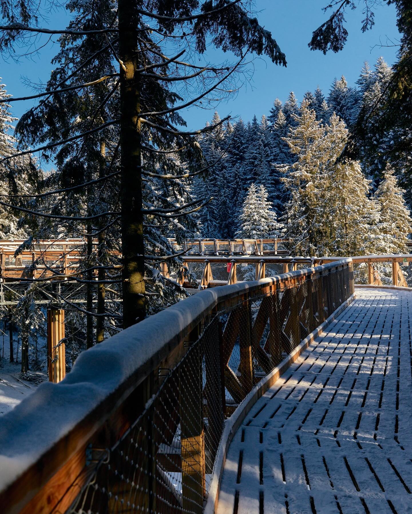 Brama w Gorce — atrakcja zimą, okolice Waksmundu