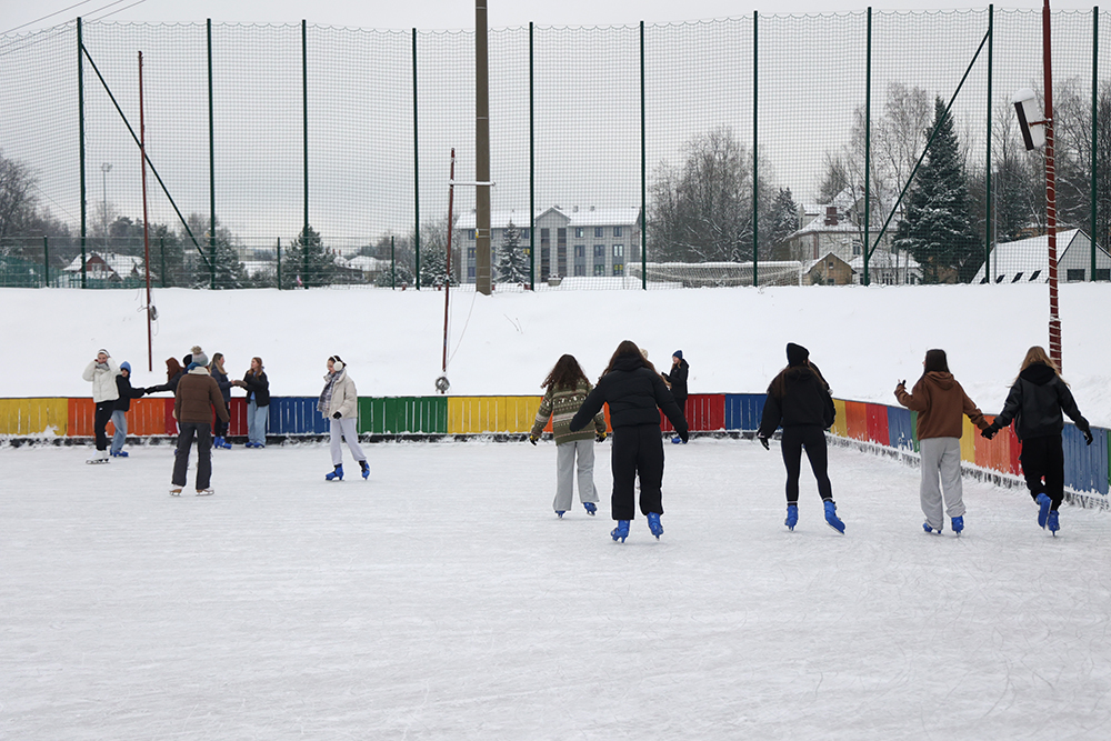 Lodowisko przy Parku Zdrojowym w Rabce