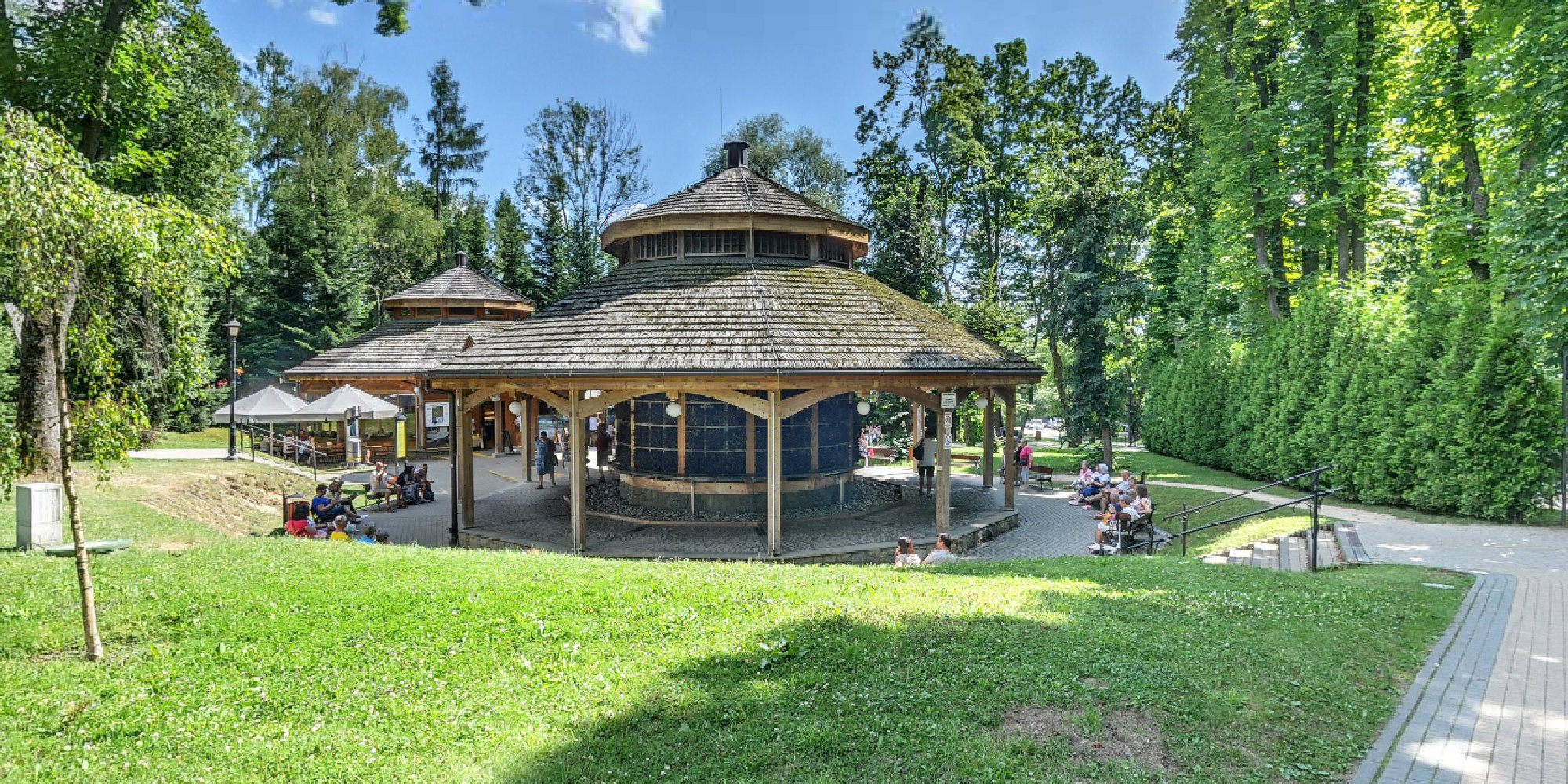 Park Zdrojowy Rabka — widok